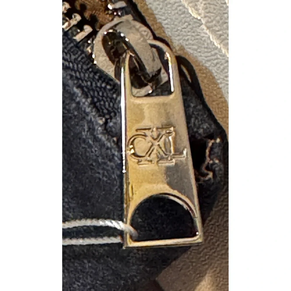 CXL by Christian Lacroix Wristlet Pouch Indigo‎ Denim Blue 2-in-1 Vegan Leather
